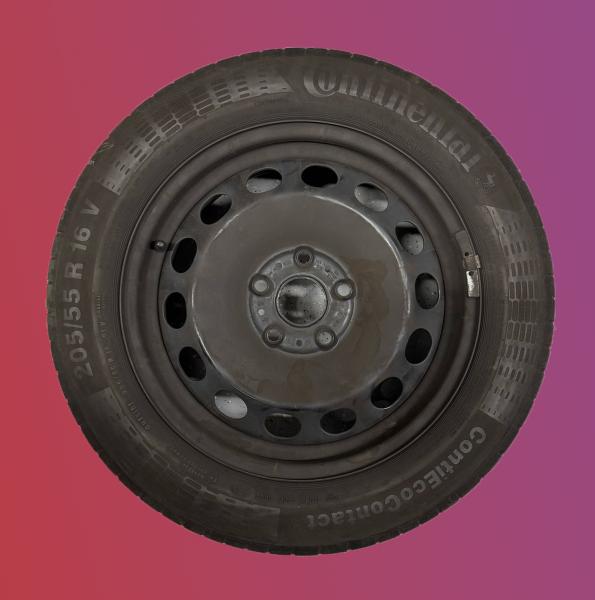 Continental Sommerreifen auf Stahlfelgen SKODA OCTAVIA - 205/55R16 - 4 Stück